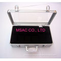 Personalized Silver Aluminum Watch Case / Watch Boxes , Acrylic Watch Cases